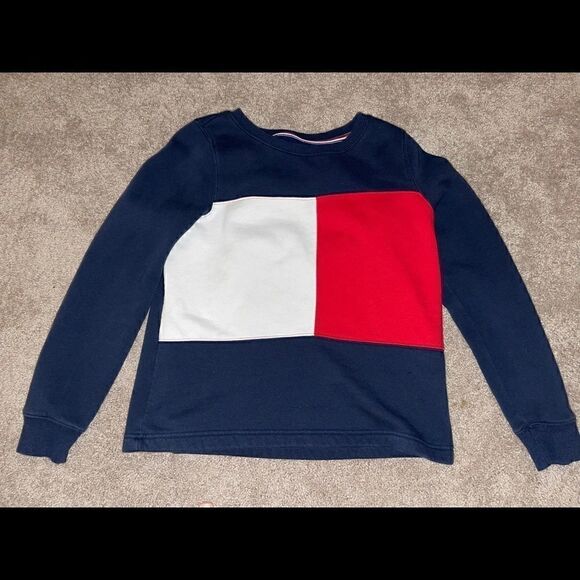 Vintage Tommy Hilfiger Logo Sweatshirt Small - Picture 4 of 5